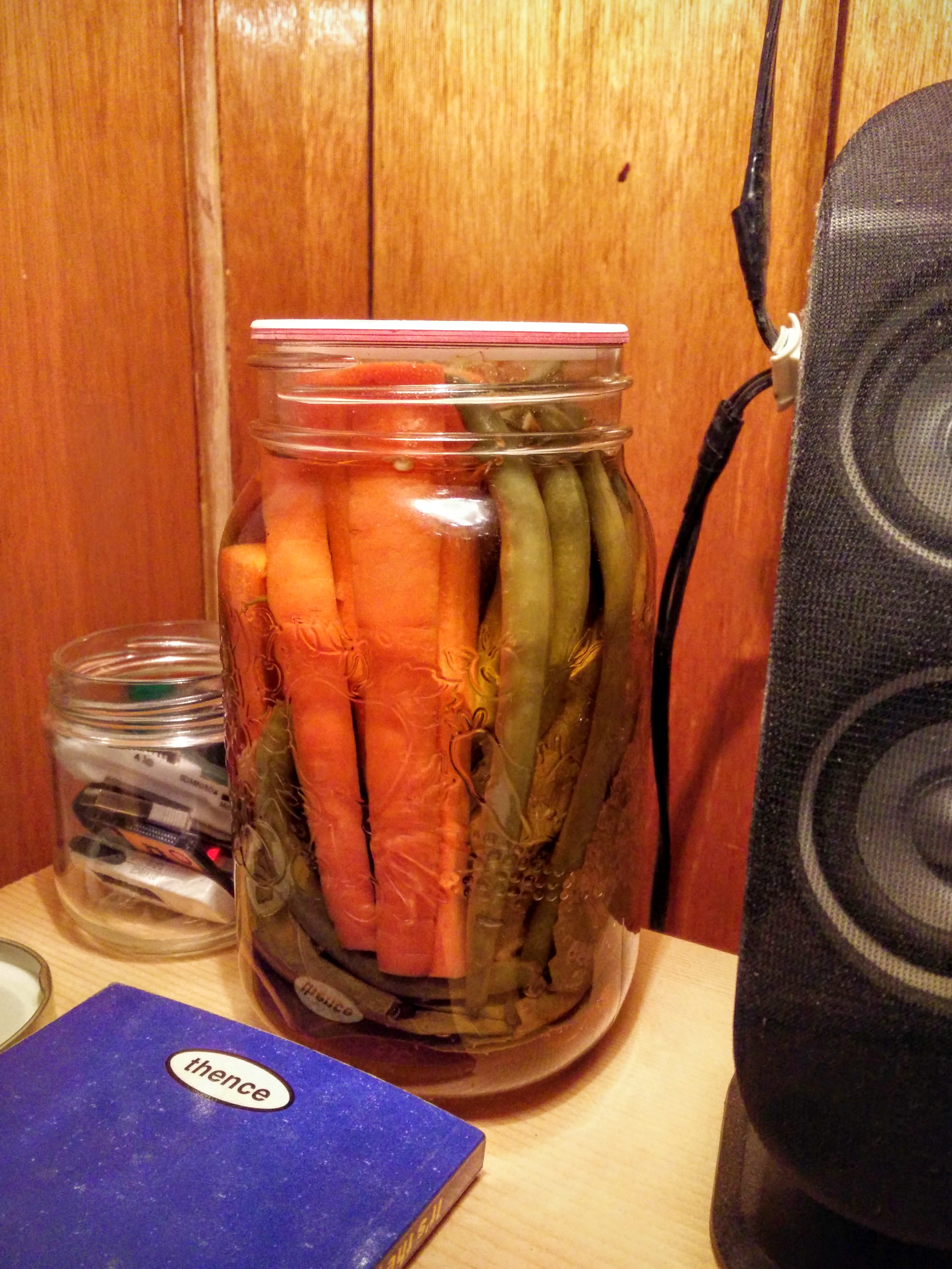 Pickled Beans and Carrots